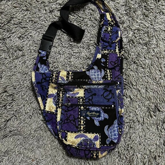 Y2K Hawaiian Flower Print Cross Body - Picture 1 of 5